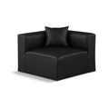 Demetria Vegan Leather Upholstered Modular Corner Chair