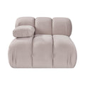 Octavia Velvet Performance Fabric Upholstered Modular Chair