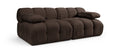 Octavia Brown Velvet Performance Fabric Upholstered 2 pc. Modular Sofa - S2B