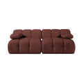 Octavia Rose Velvet Performance Fabric Upholstered 2 pc. Modular Sofa - S2B