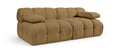 Octavia Saddle Velvet Performance Fabric Upholstered 2 pc. Modular Sofa - S2B