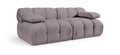Octavia Taupe Velvet Performance Fabric Upholstered 2 pc. Modular Sofa - S2B