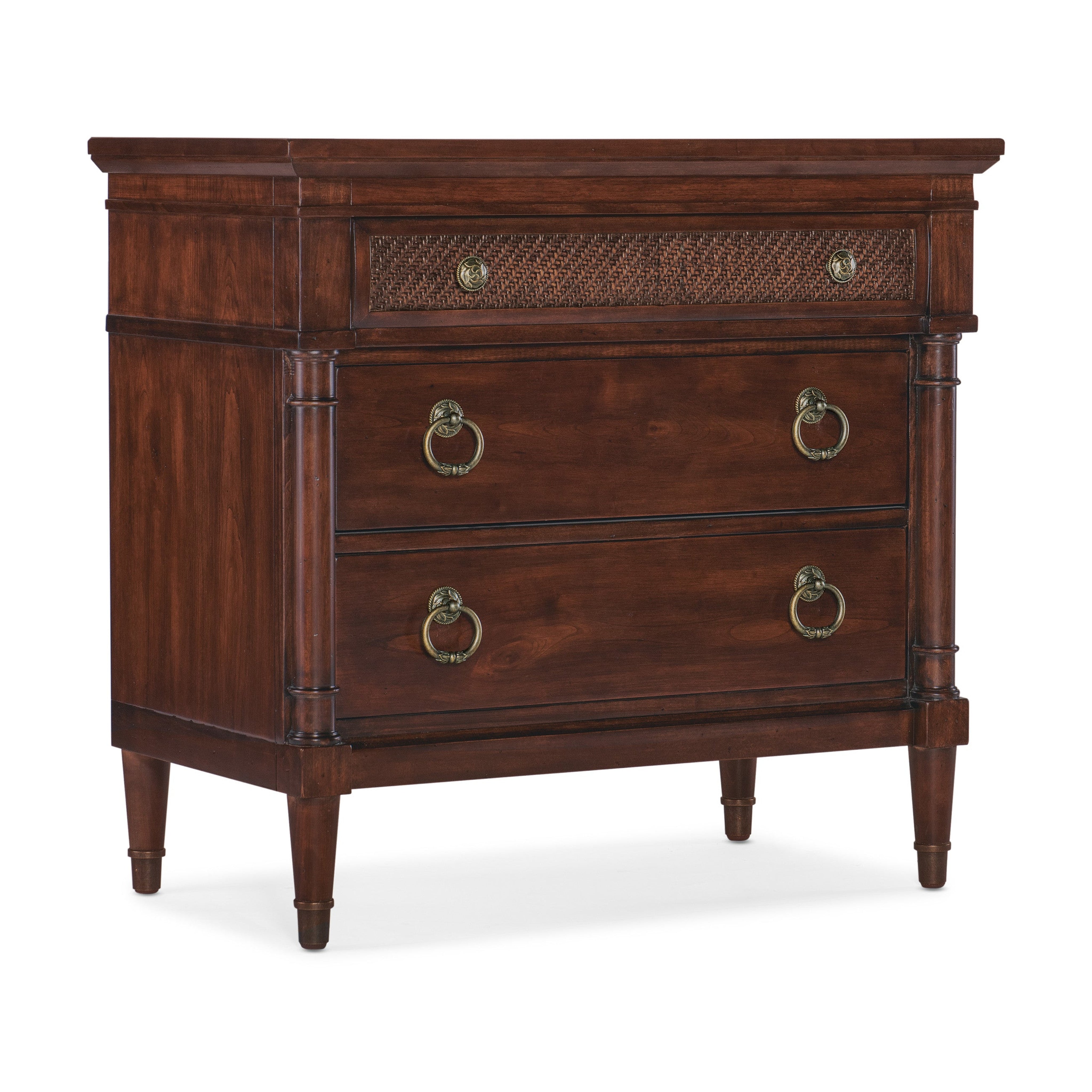 Charleston Three-Drawer Nightstand