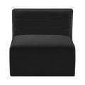 Phaedra Velvet Upholstered Comfort Modular Armless Chair