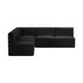 Phaedra 94" Velvet Upholstered Comfort 5pc. Modular Sectional