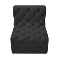 Tiziana Velvet Upholstered Modular Armless Chair