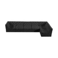 Tiziana 157" Velvet Upholstered 6pc. Modular Sectional