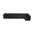 Tiziana 186" Velvet Upholstered 7pc. Modular Sectional