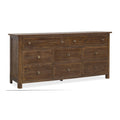 Driftwood Eight-Drawer Dresser
