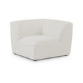 Mafalda Linen Textured Fabric Upholstered Modular Corner Chair