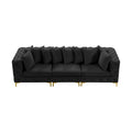 Thornbury 109" Velvet Upholstered 3pc. Modular Sofa