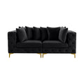 Thornbury 79" Velvet Upholstered 2pc. Modular Sofa