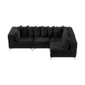 Thornbury 109" Velvet Upholstered 4pc. Modular Sectional
