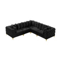 Thornbury 109" Velvet Upholstered 5pc. Modular Sectional