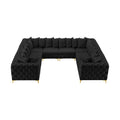 Thornbury 139" Velvet Upholstered 8pc. Modular Sectional