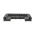 Thornbury 169" Grey Velvet Upholstered 7pc. Modular Sectional - Sec7A
