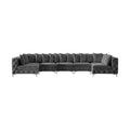 Thornbury 169" Grey Velvet Upholstered 7pc. Modular Sectional - Sec7C