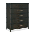 Retreat Pole Rattan Five-Drawer Chest