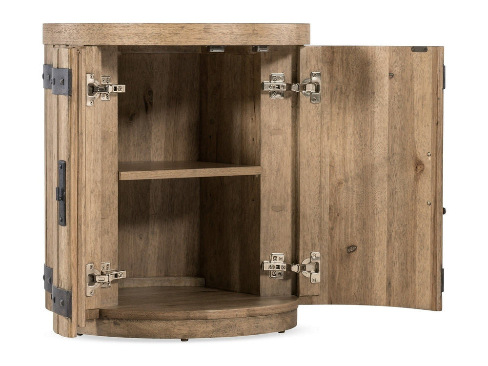 Wine Barrel End Table