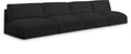 Elsie 152" Fabric Upholstered 4pc. Armless Modular Sofa