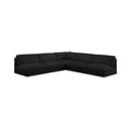 Elsie 114" Black Fabric Upholstered 5pc. Modular Sectional - Sec5C