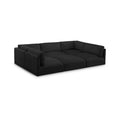 Elsie 114" Fabric Upholstered 6pc. Modular Sectional