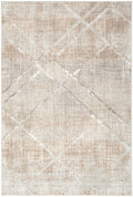 Sparkle Grey Mocha Modern Polyester Area Rug