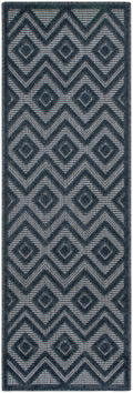 Versatile Navy Blue Modern Polypropylene Area Rug