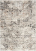 Sustainable Trends Ivory Multicolor Modern Polyester Area Rug