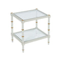 Conner Cane End Table - Gray