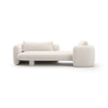 Overlap Chaise Bench