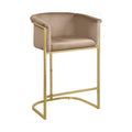 Eliza Velvet Upholstered Counter Stool