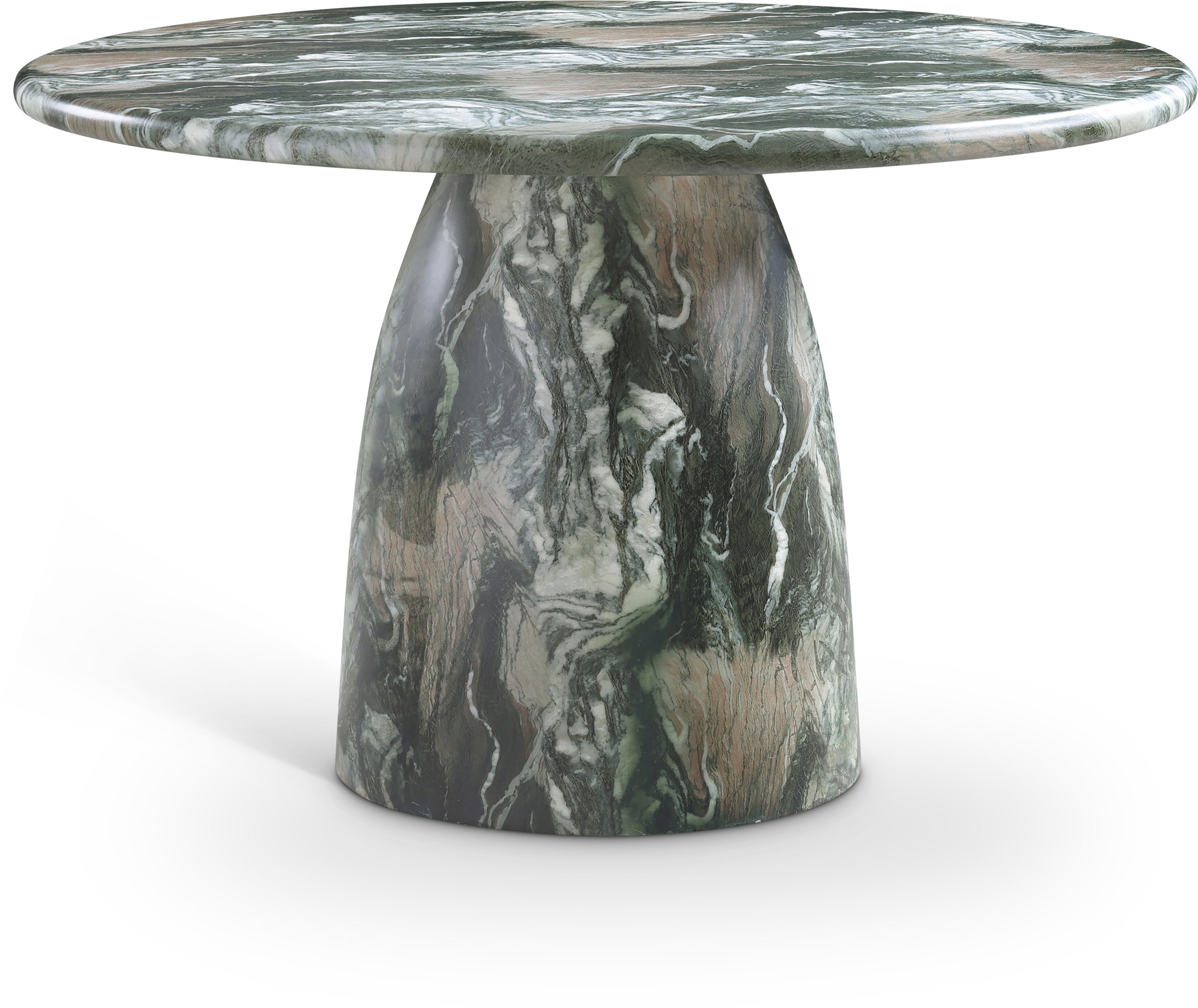 Cosenza Marble Finish Indoor / Outdoor Concrete Dining Table in Green