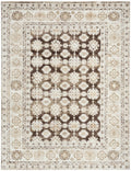 Dekor Ivory Brown Vintage Polypropylene Area Rug