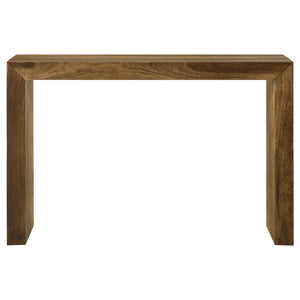 Odilia Rectangular Solid Wood Sofa Table in Auburn