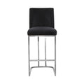 Gulliver Velvet Upholstered Counter Stool