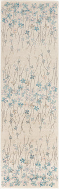 Tranquil Ivory Contemporary Polypropylene Area Rug