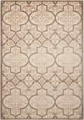 Aloha Cream Bohemian Polypropylene Area Rug