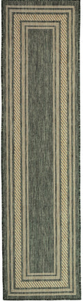 Horizon Indoor/Outdoor Green Modern Polypropylene Area Rug