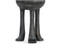 Spot Table in Black Mango Wood with Claw-Foot Legs
