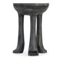 Spot Table in Black Mango Wood with Claw-Foot Legs