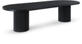 Bianca 90" / 106.5" / 123" Oak Wood Dining Table (3 Boxes)