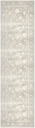 Vintage Washables Grey Vintage Polyester Area Rug