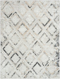Dekor Grey Charcoal Modern Polypropylene Area Rug