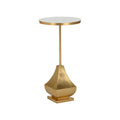 Essex Drinks Table - White Marble