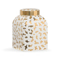 Jungle Ginger Jar - White