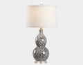 Snow Leopard Lamp - Blue