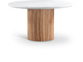 Rosabel 53" White Finished Concrete Indoor / Outdoor Dining Table