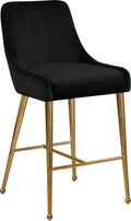 Odile Velvet Upholstered Counter Stool