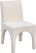 Giacinta Linen Textured Fabric Upholstered Dining Chair